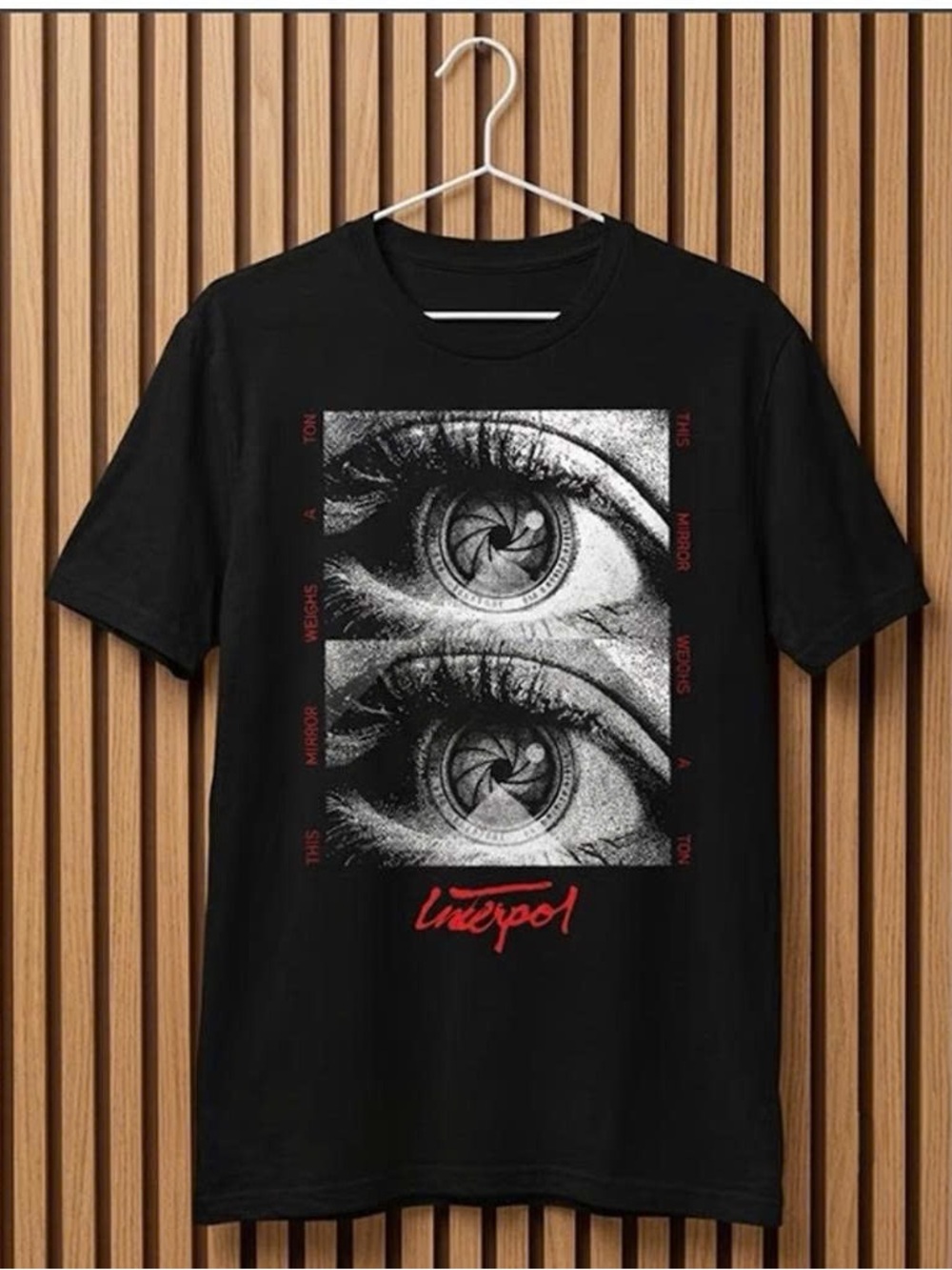 Vintage Interpol This Mirror Weighs A Ton Art Graphic T Shirt